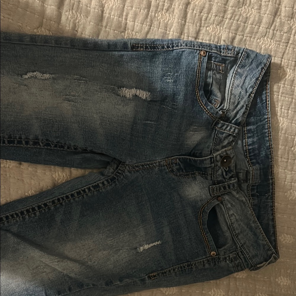 Women's Light washed Flared Blue Jeans